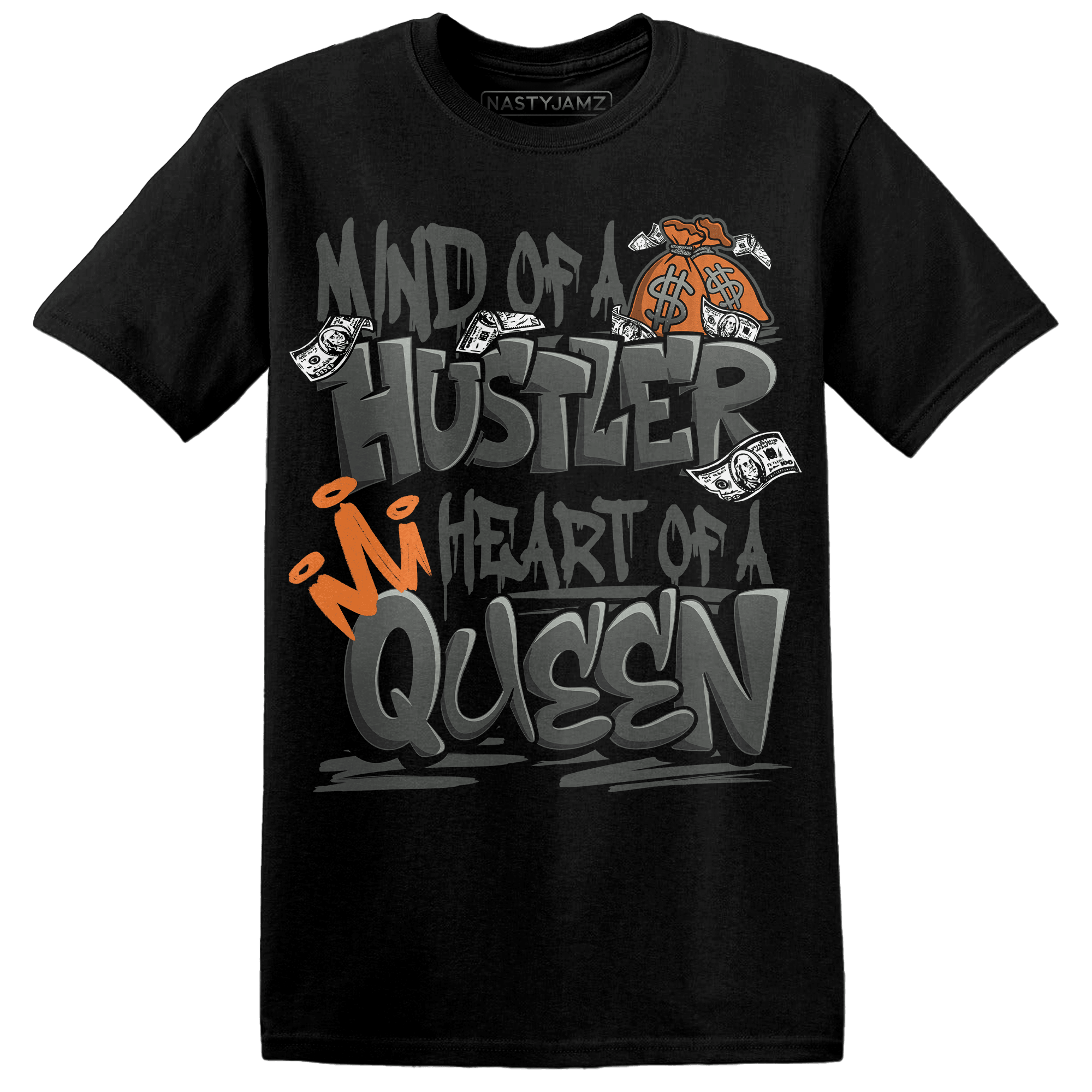 Fear Pack 3s T Shirt Match Hustler Heart Queen - NastyJamz