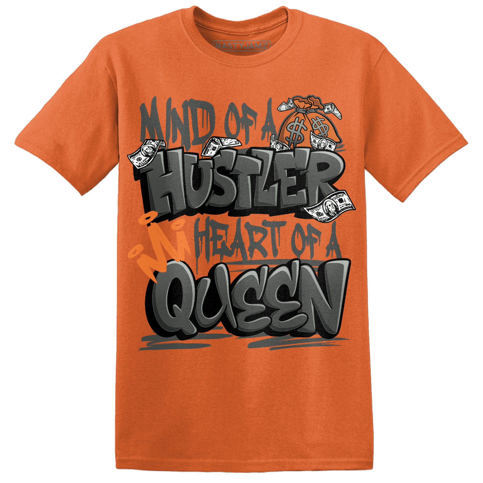 Fear Pack 3s T Shirt Match Hustler Heart Queen - NastyJamz