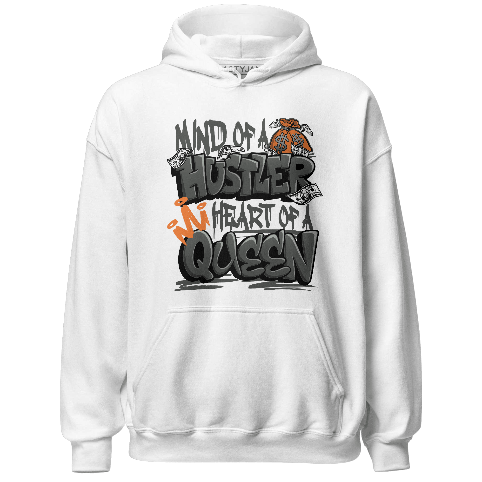 Fear Pack 3s Hoodie Match Hustler Heart Queen - NastyJamz
