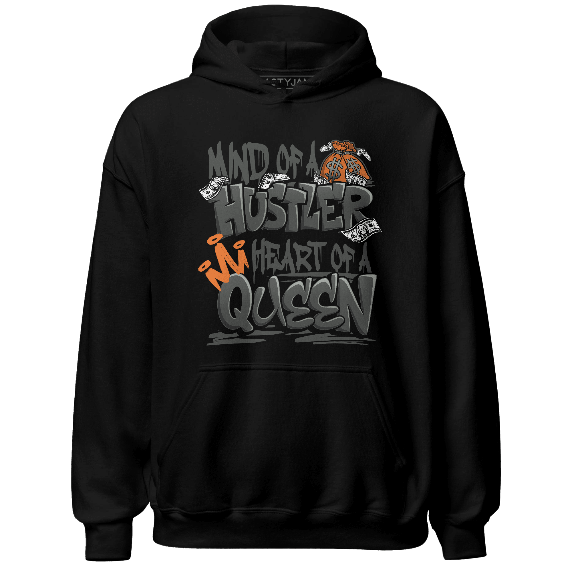 Fear Pack 3s Hoodie Match Hustler Heart Queen - NastyJamz