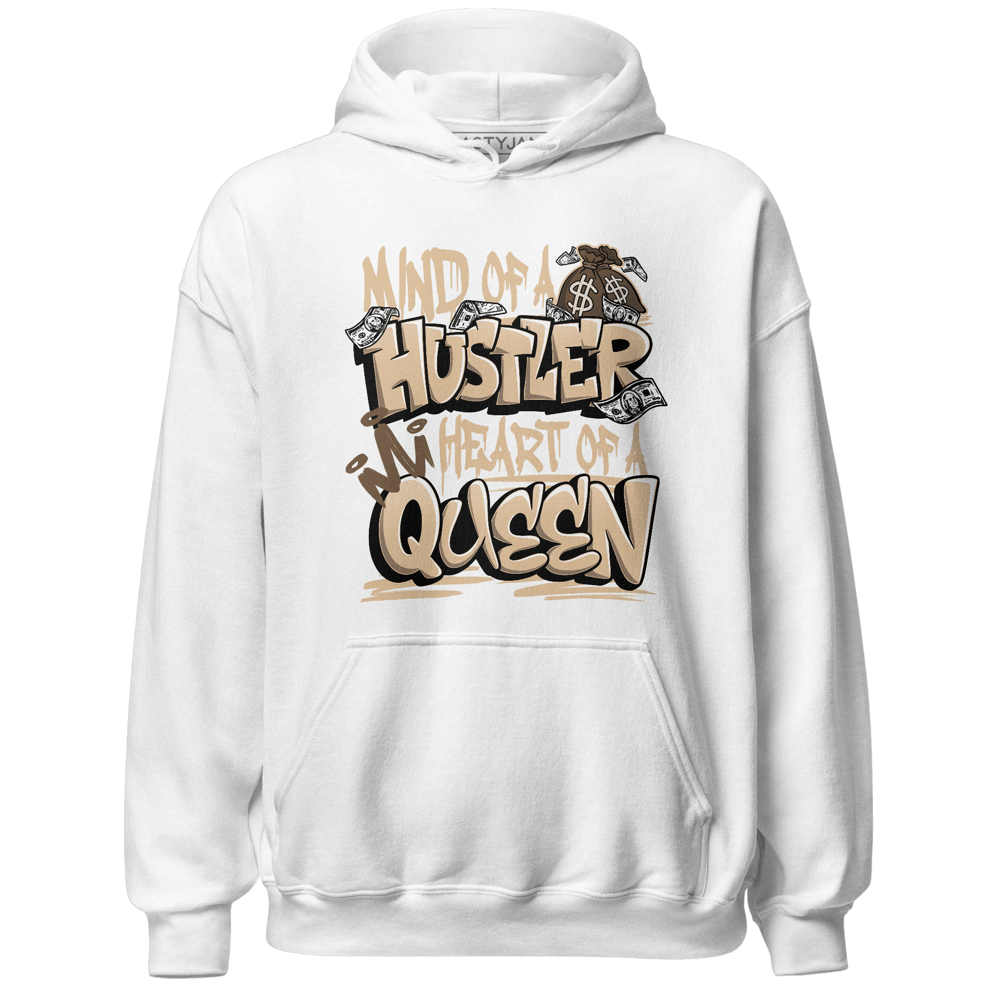 Palomino 3s Hoodie Match Hustler Heart Queen - NastyJamz
