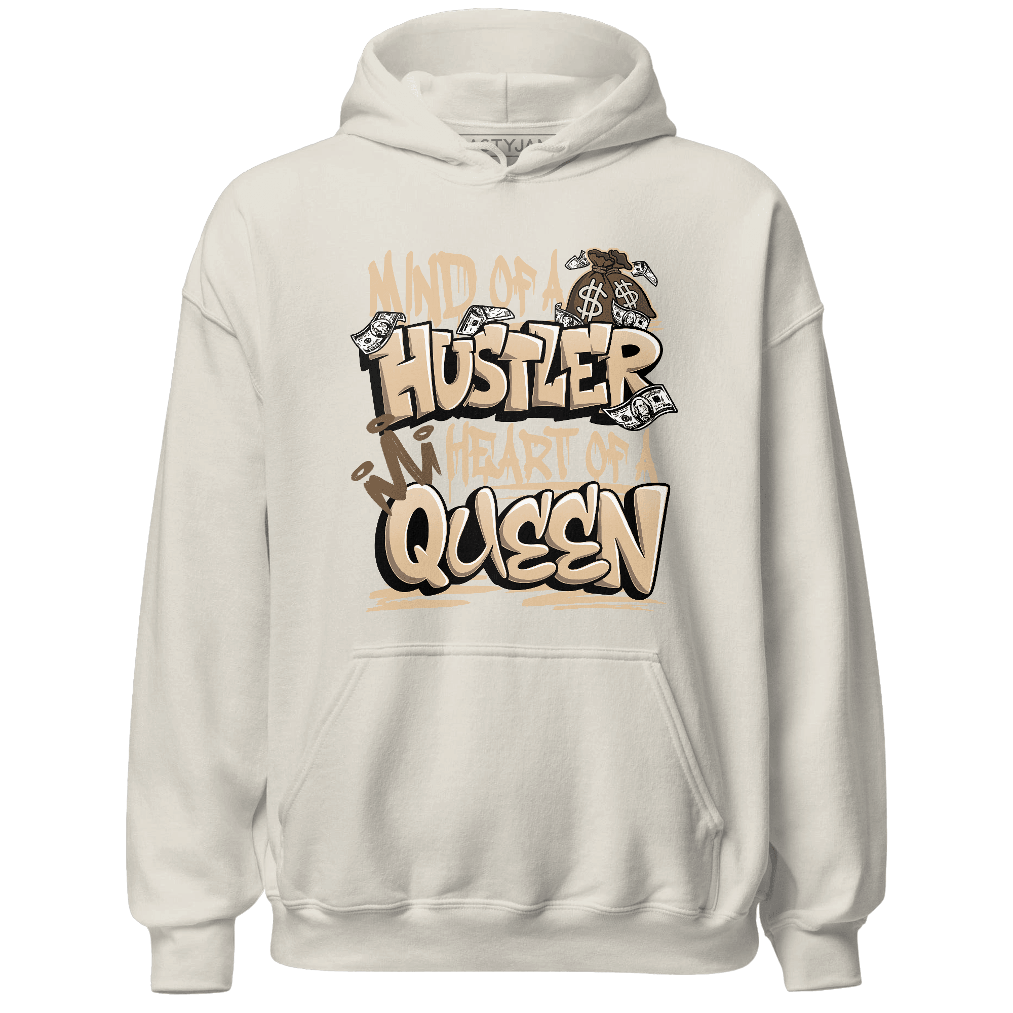 Palomino 3s Hoodie Match Hustler Heart Queen - NastyJamz