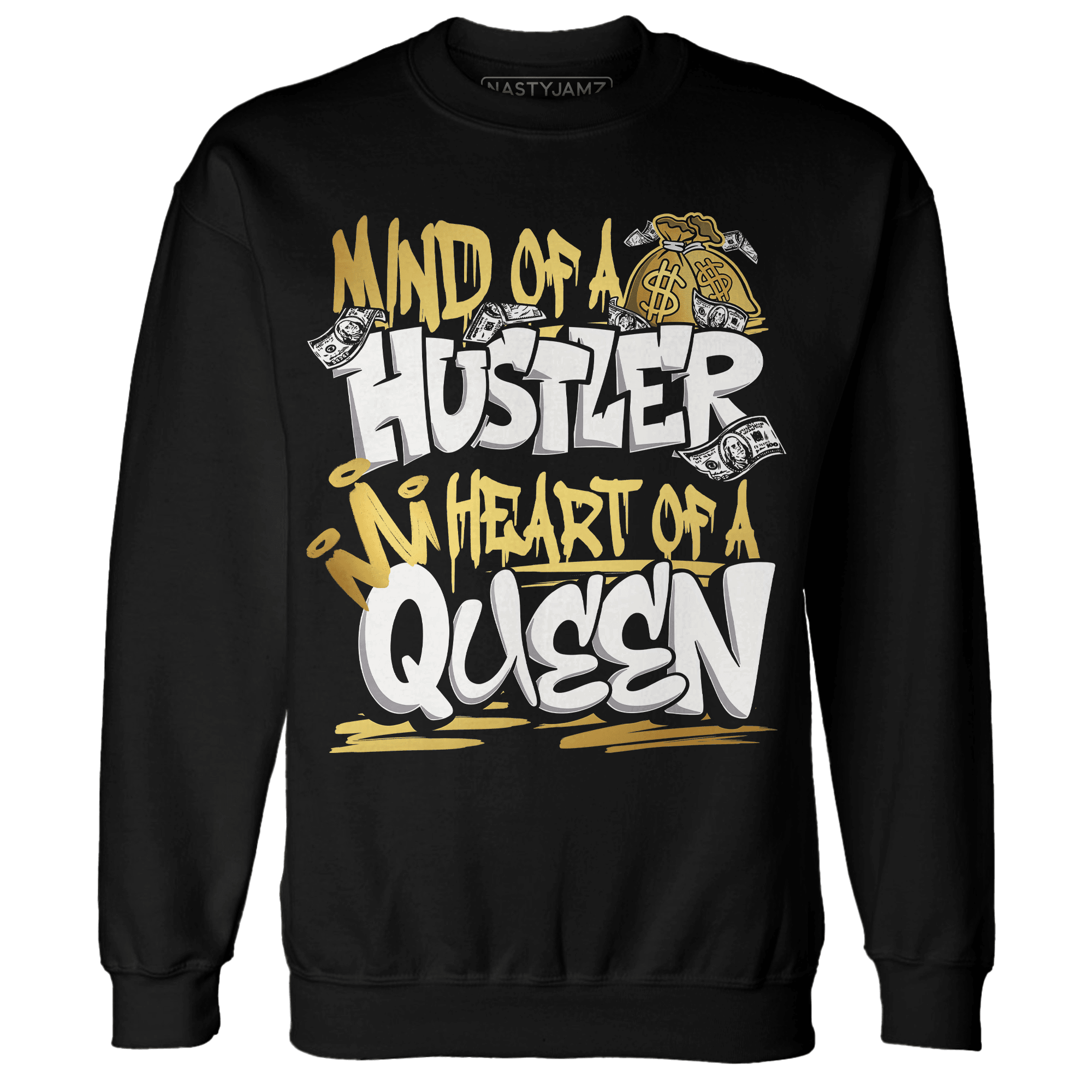 Sail 4s Sweatshirt Match Hustler Heart Queen - NastyJamz