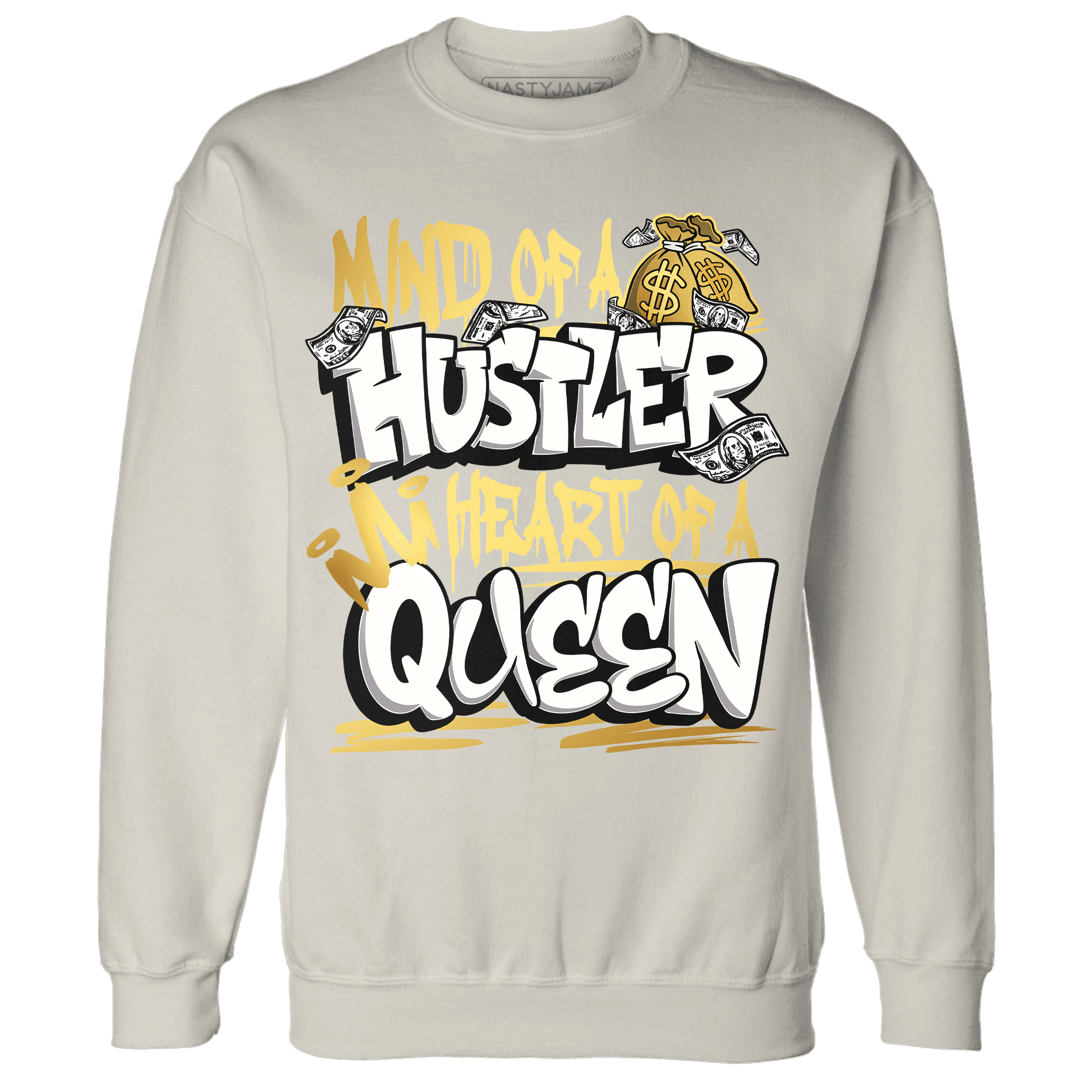 Sail 4s Sweatshirt Match Hustler Heart Queen - NastyJamz