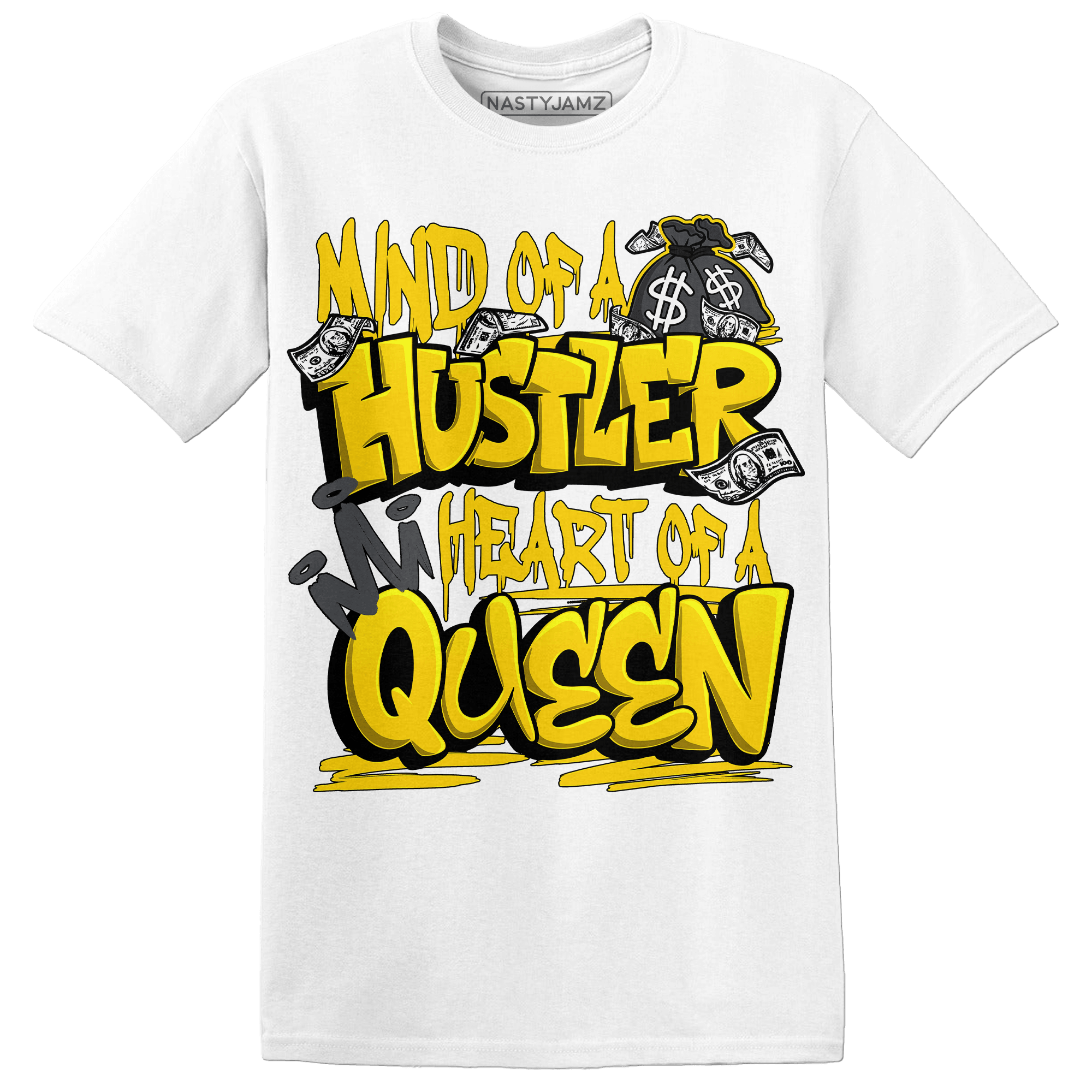 Thunder 4s T Shirt Match Hustler Heart Queen - NastyJamz