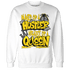 Thunder 4s Sweatshirt Match Hustler Heart Queen - NastyJamz