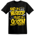 Thunder 4s T Shirt Match Hustler Heart Queen - NastyJamz