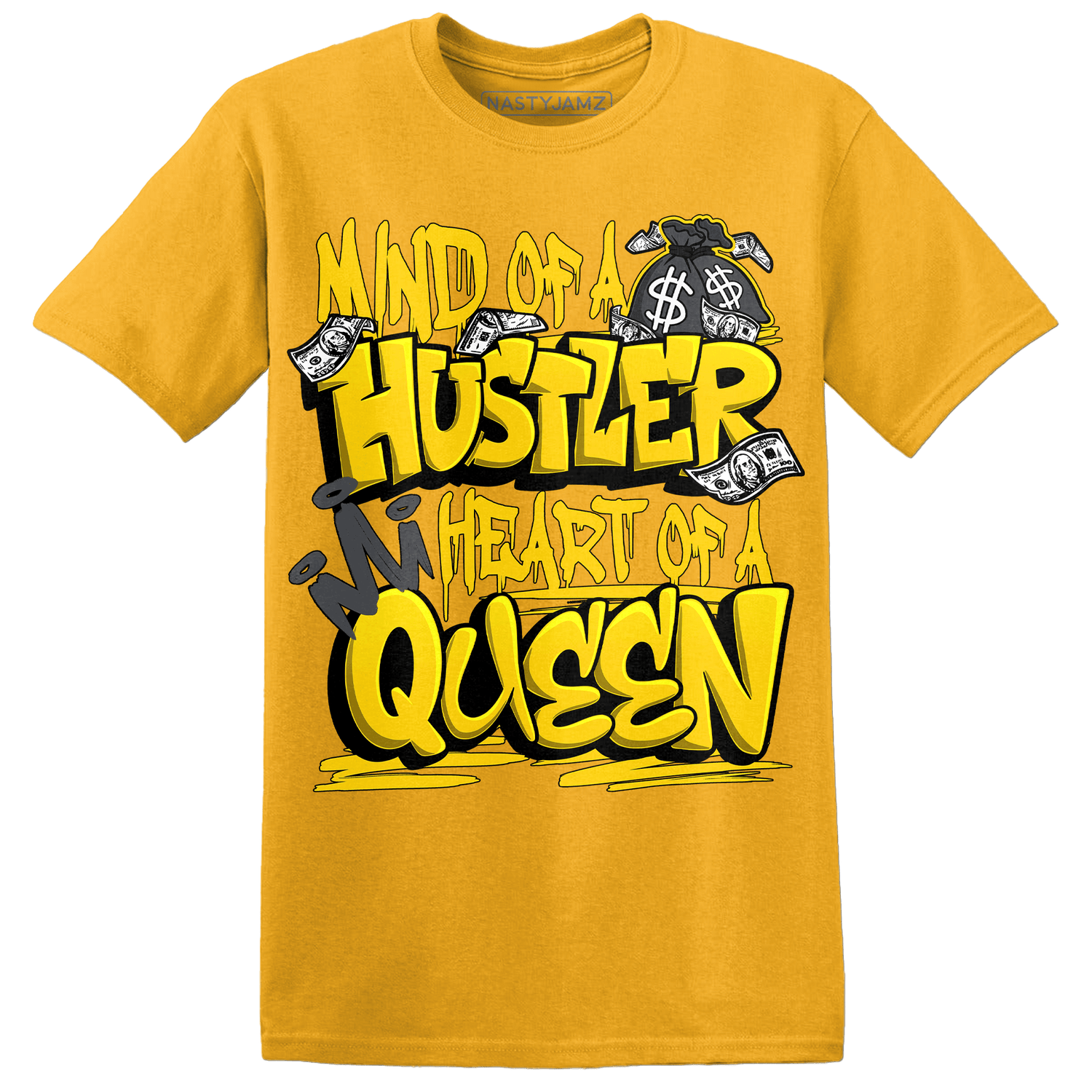 Thunder 4s T Shirt Match Hustler Heart Queen - NastyJamz