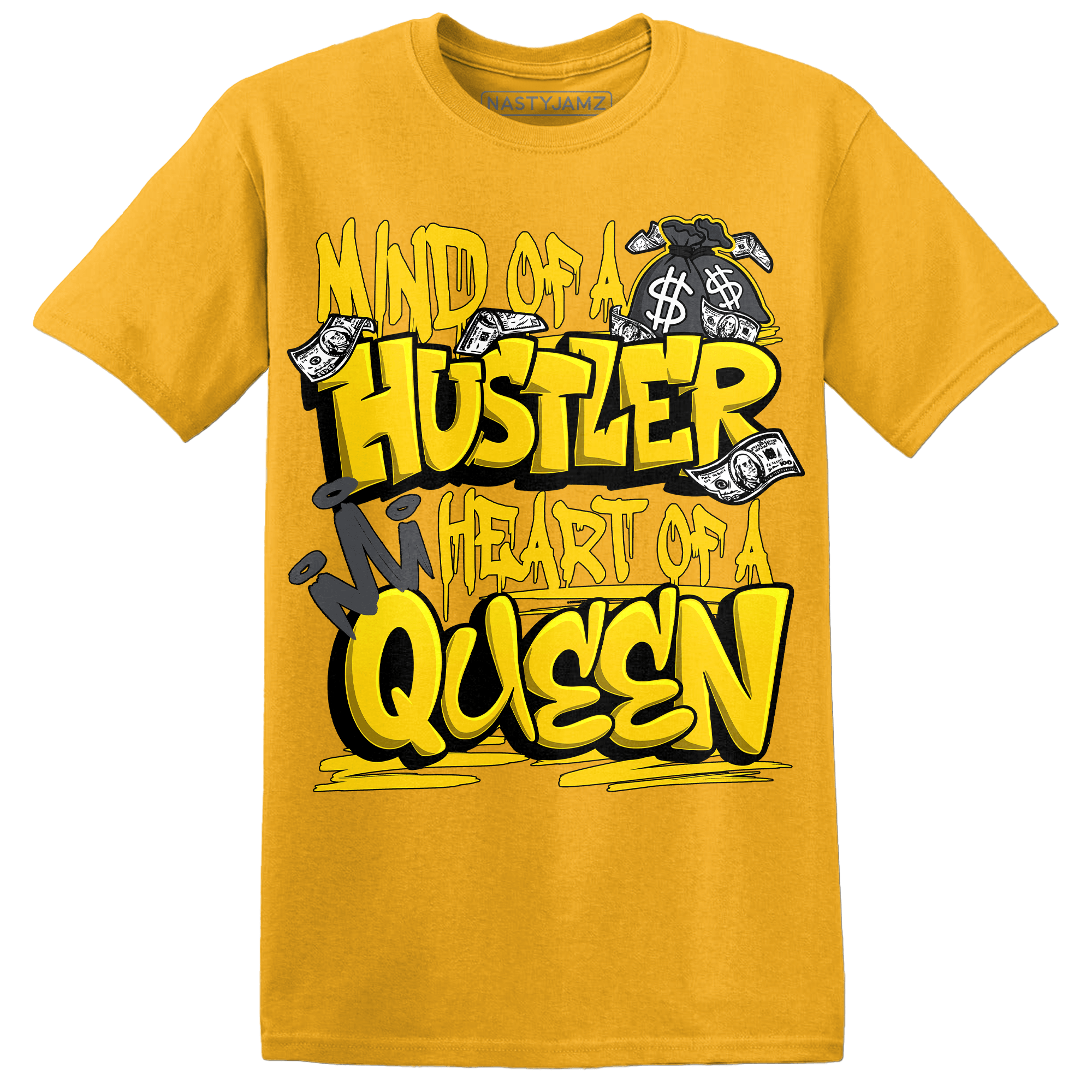 Thunder 4s T Shirt Match Hustler Heart Queen - NastyJamz