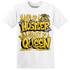 Yellow Ochre 6s T Shirt Match Hustler Heart Queen - NastyJamz