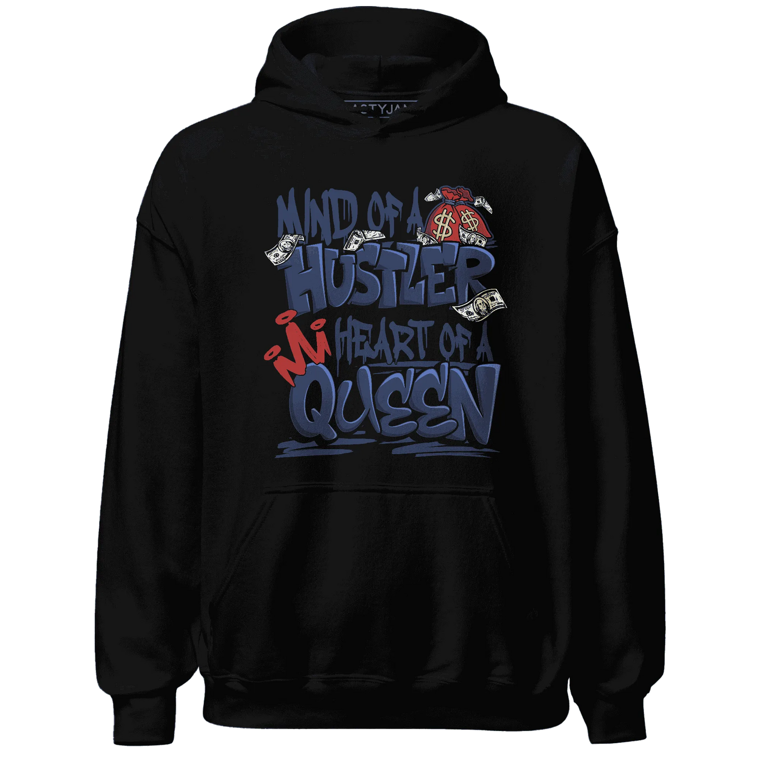 VaporMax-Air-Plus-Midnight-Navy-Gold-Black-NastyJamz-Hoodie-Match-Hustler-Heart-Queen