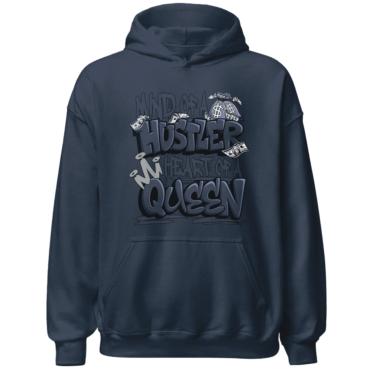 VaporMax-Plus-Midnight-Navy-White-Metallic-Silver-NastyJamz-Hoodie-Match-Hustler-Heart-Queen