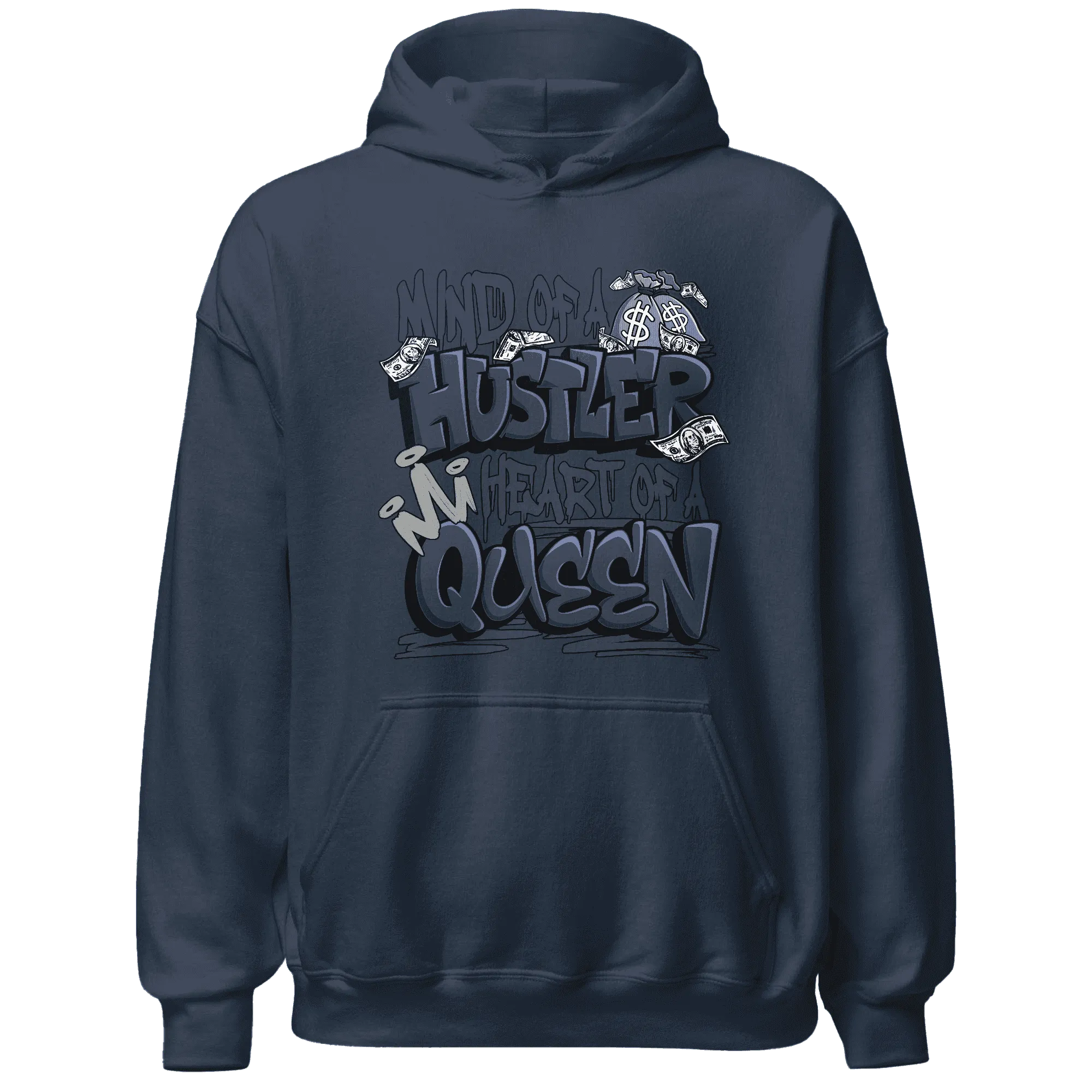 VaporMax-Plus-Midnight-Navy-White-Metallic-Silver-NastyJamz-Hoodie-Match-Hustler-Heart-Queen