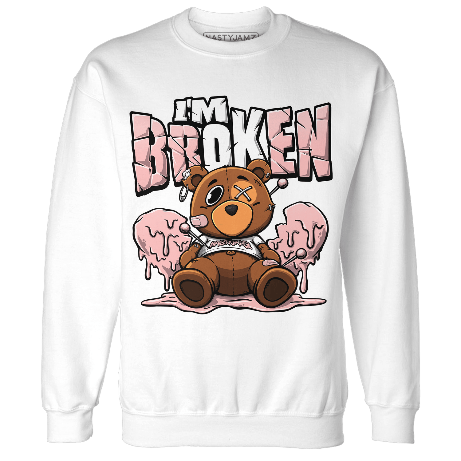 Low Legend Pink 11s Sweatshirt Match Im Broken BER - NastyJamz