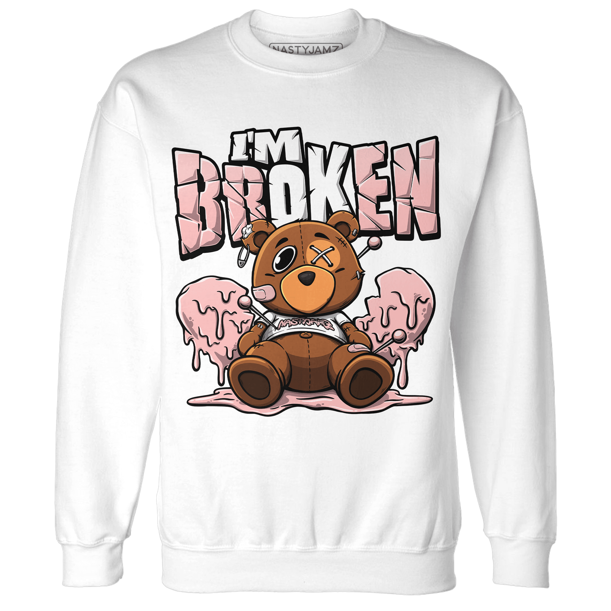 Low Legend Pink 11s Sweatshirt Match Im Broken BER - NastyJamz