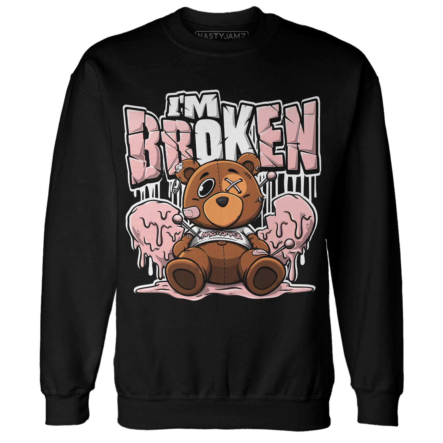Low Legend Pink 11s Sweatshirt Match Im Broken BER - NastyJamz