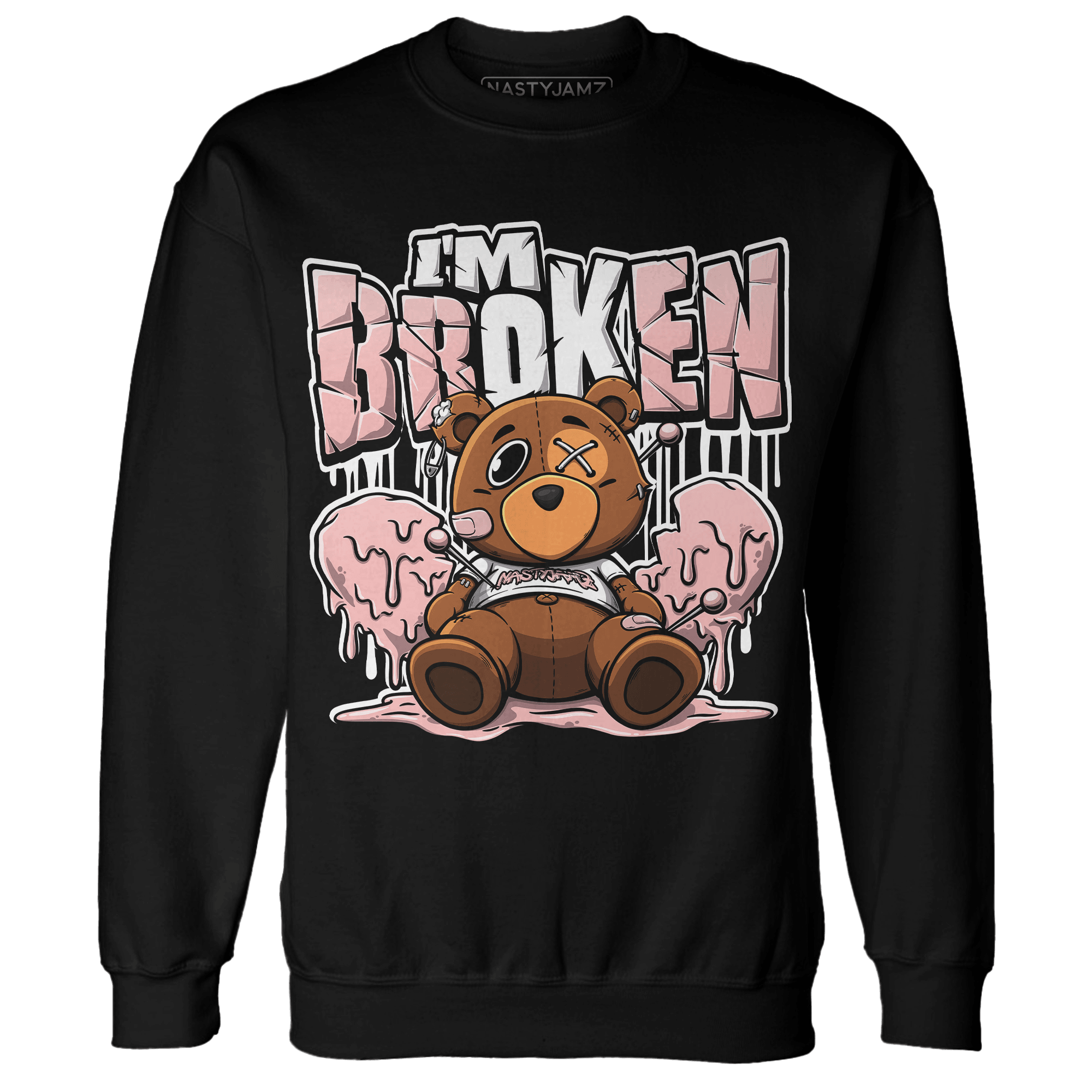 Low Legend Pink 11s Sweatshirt Match Im Broken BER - NastyJamz