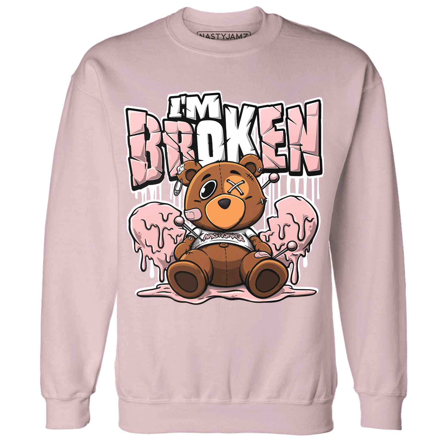 Low Legend Pink 11s Sweatshirt Match Im Broken BER - NastyJamz