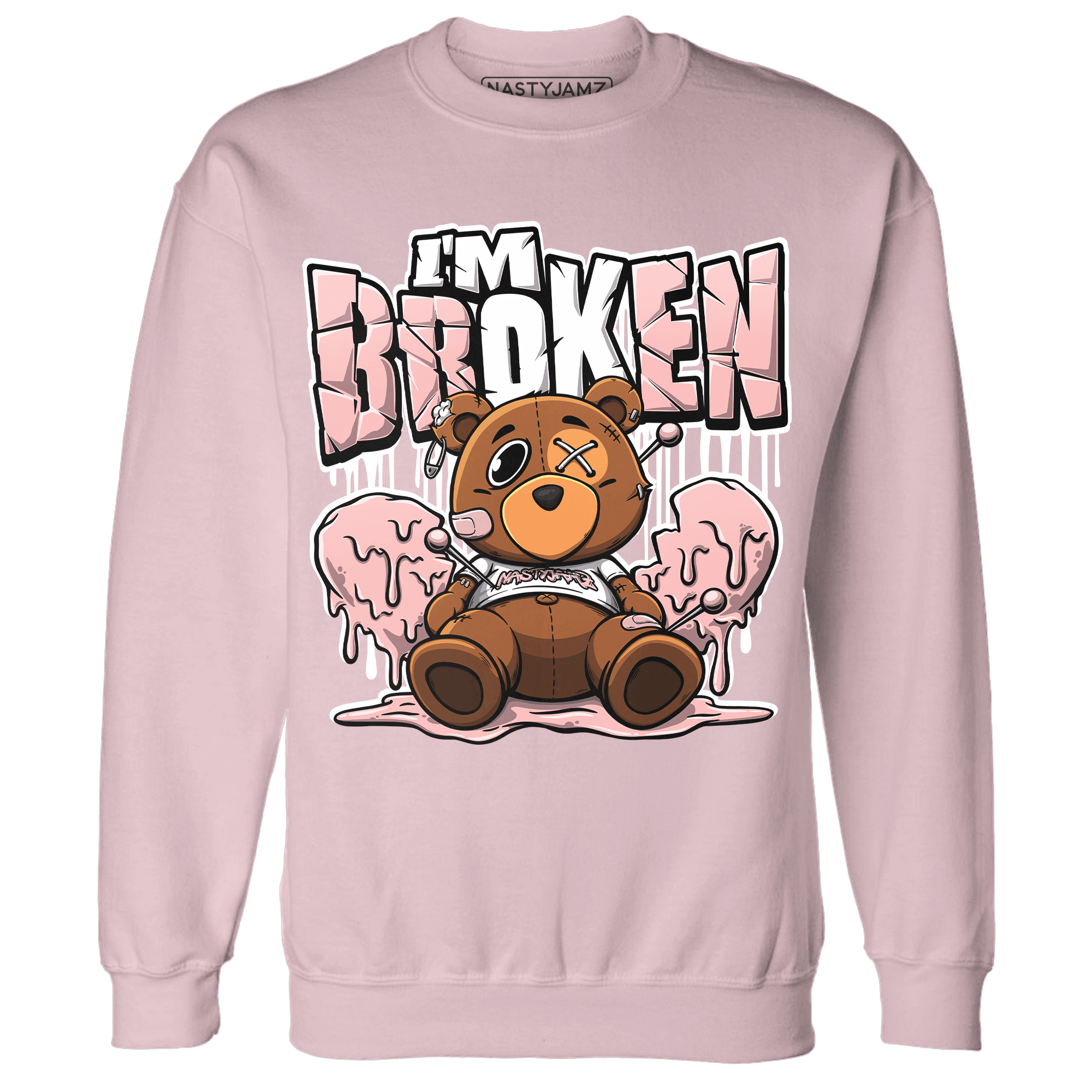Low Legend Pink 11s Sweatshirt Match Im Broken BER - NastyJamz