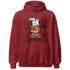 Retro Red Taxi 12s Hoodie Match Im Broken BER - NastyJamz