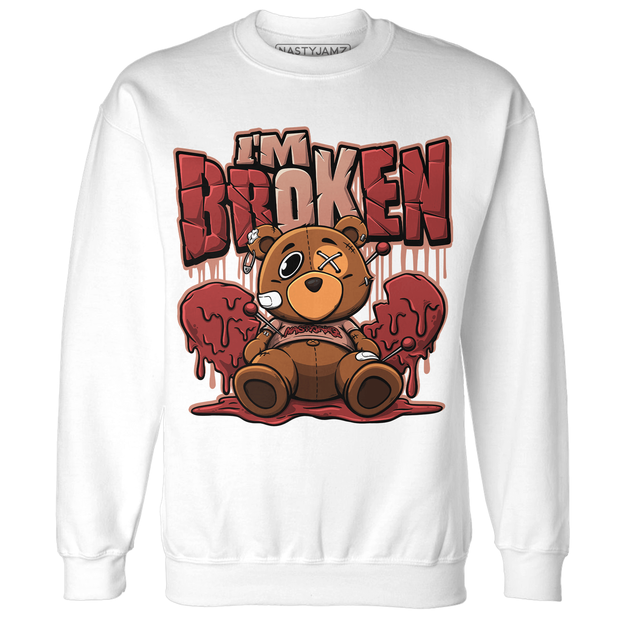 Dune Red 13s Sweatshirt Match Im Broken BER - NastyJamz