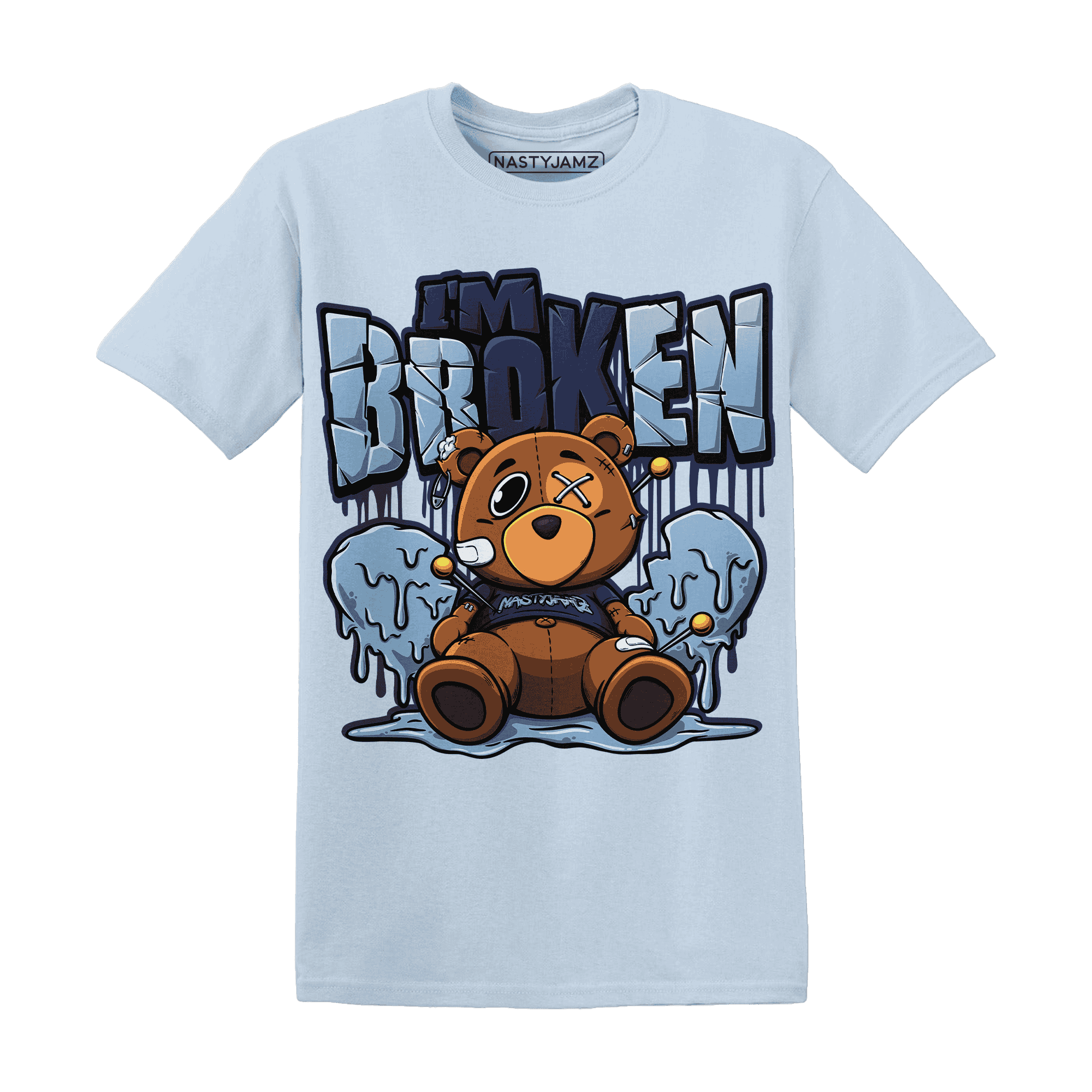 First In Flight 1s T Shirt Match Im Broken BER - NastyJamz