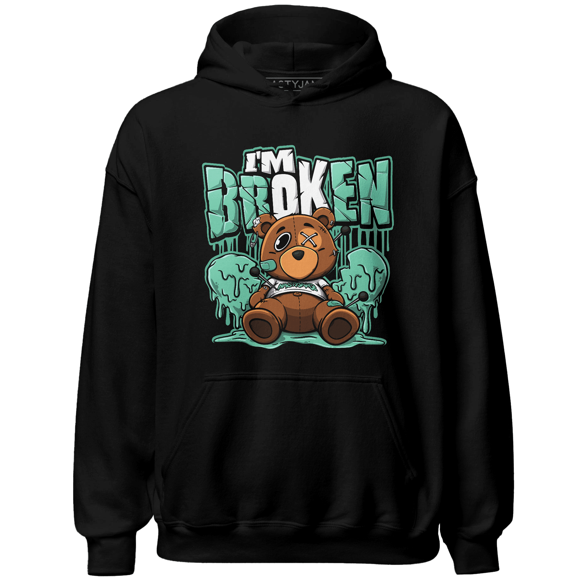 High OG Green Glow 1s Hoodie Match Im Broken BER - NastyJamz