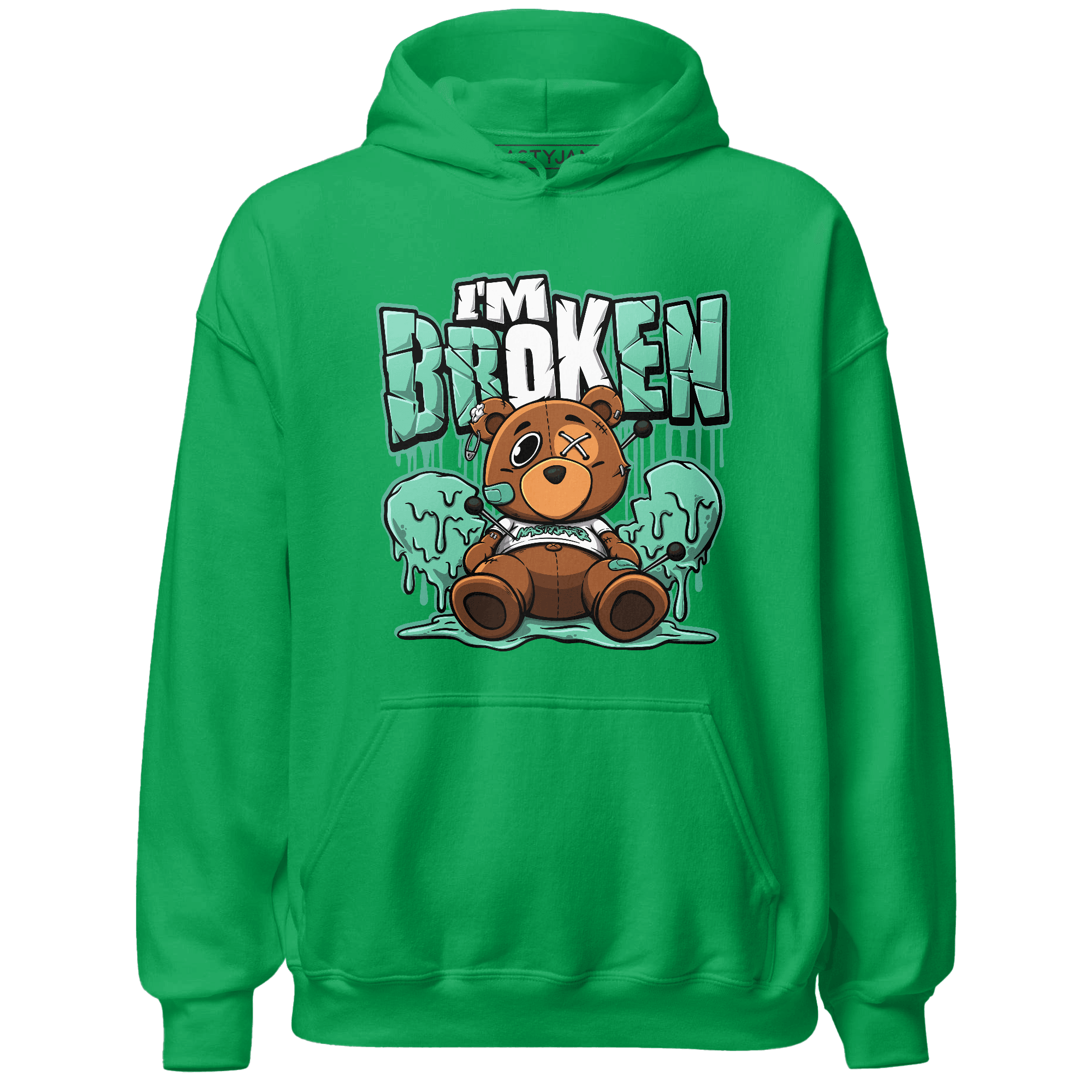 High OG Green Glow 1s Hoodie Match Im Broken BER - NastyJamz