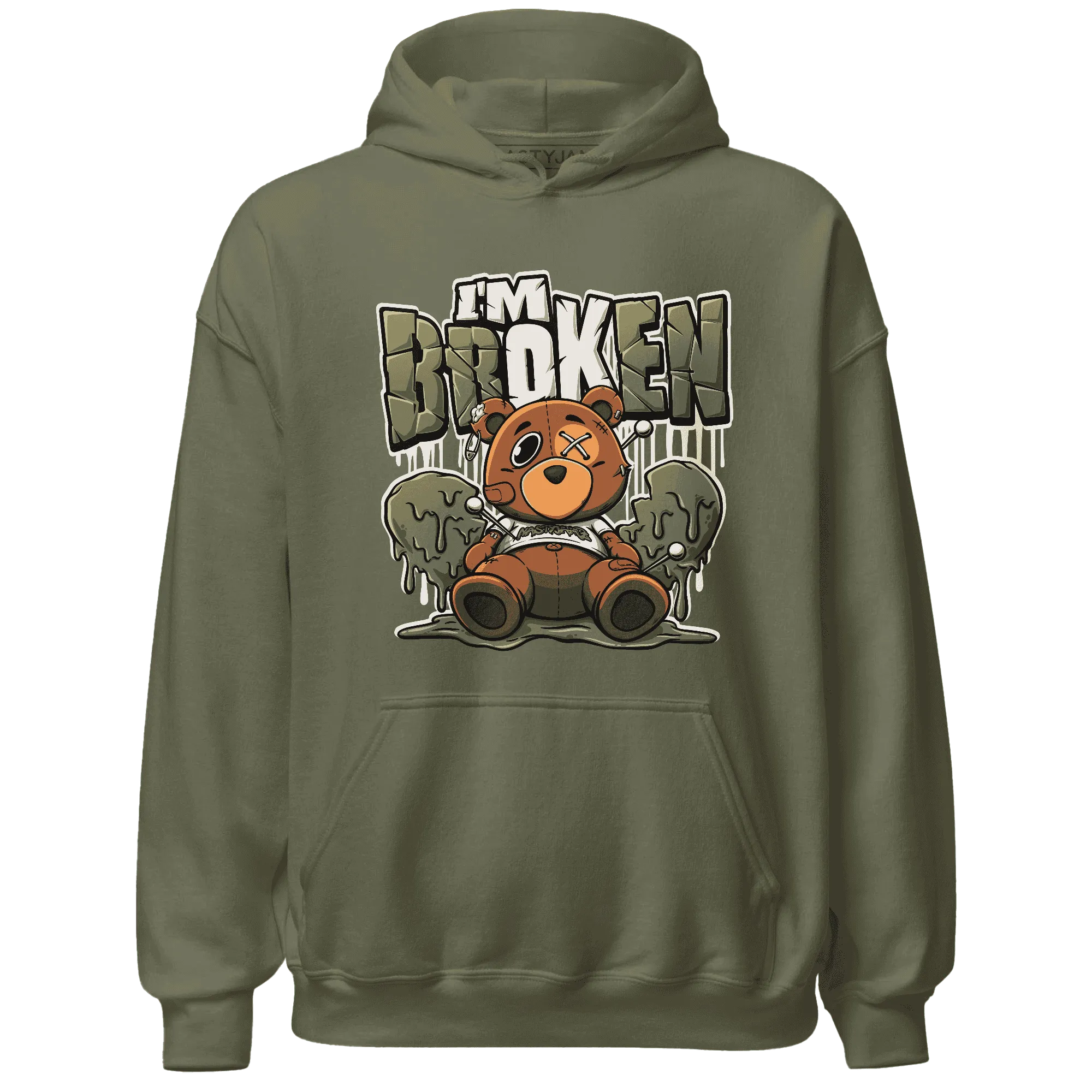 NastyJamz-Medium-Olive-1s-Hoodie-Match-Im-Broken-BER