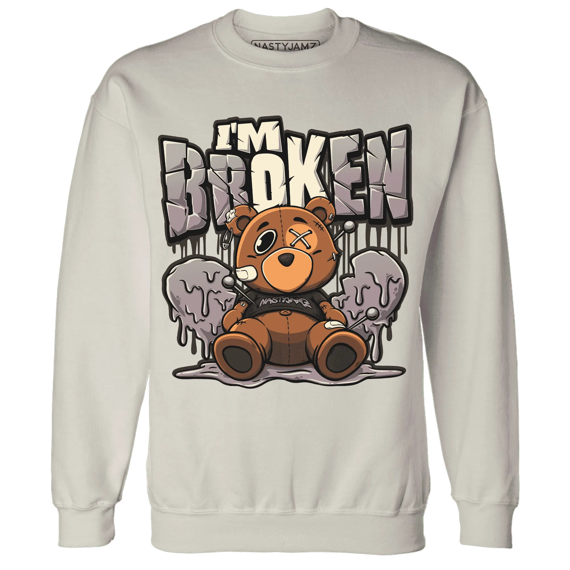 NastyJamz-Black-Violet-Ore-3s-Sweatshirt-Match-Im-Broken-BER