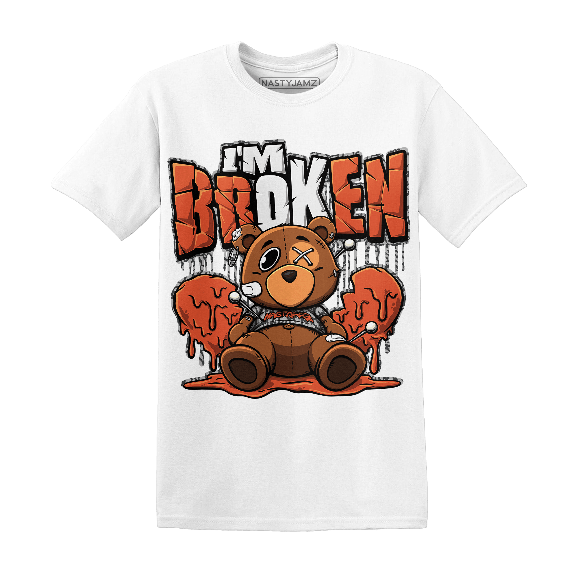Georgia Peach 3s T Shirt Im Broken BER - NastyJamz