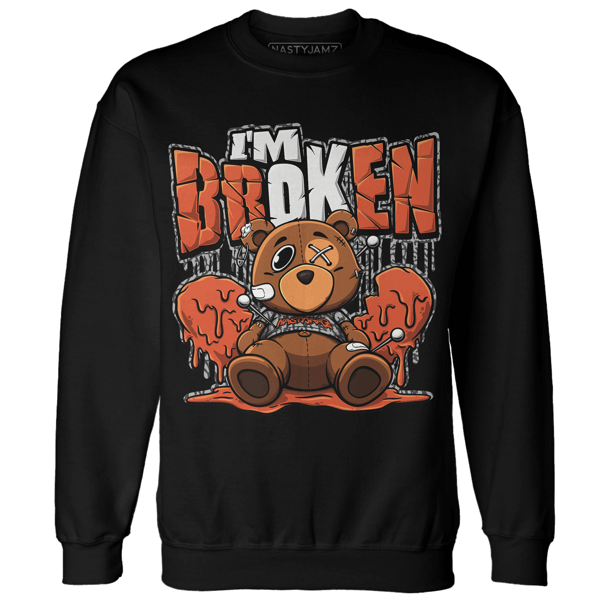 Georgia Peach 3s Sweatshirt Match Im Broken BER - NastyJamz