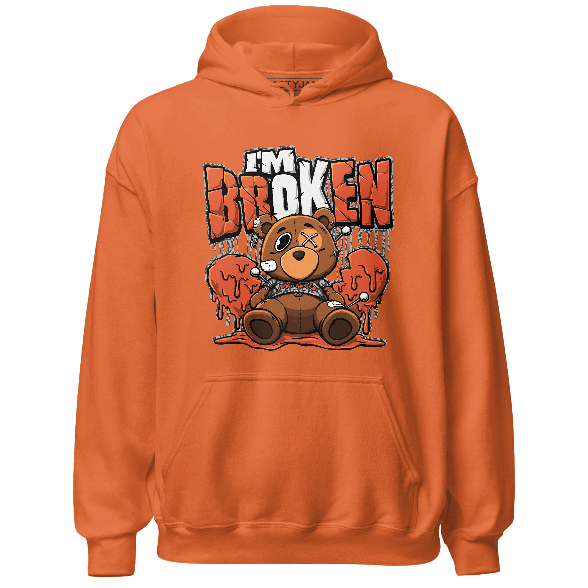 Georgia Peach 3s Hoodie Match Im Broken BER - NastyJamz