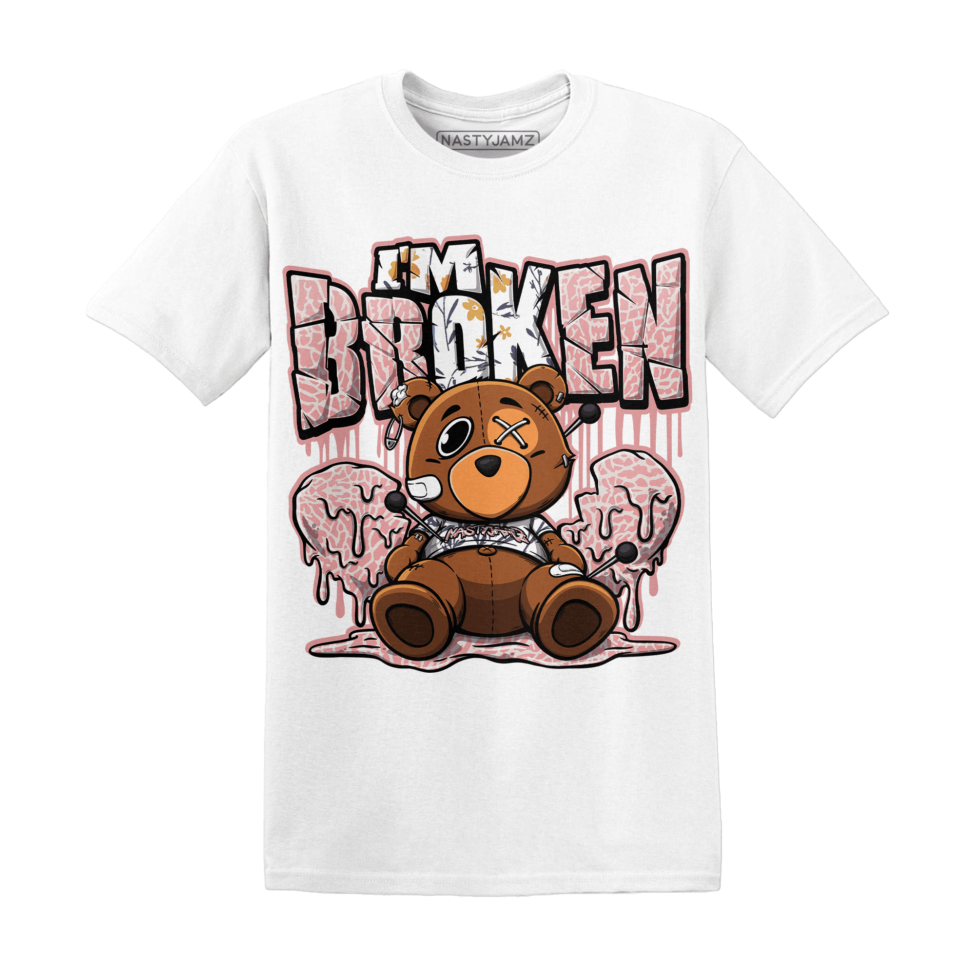 Red Stardust 3s T Shirt Im Broken BER - NastyJamz