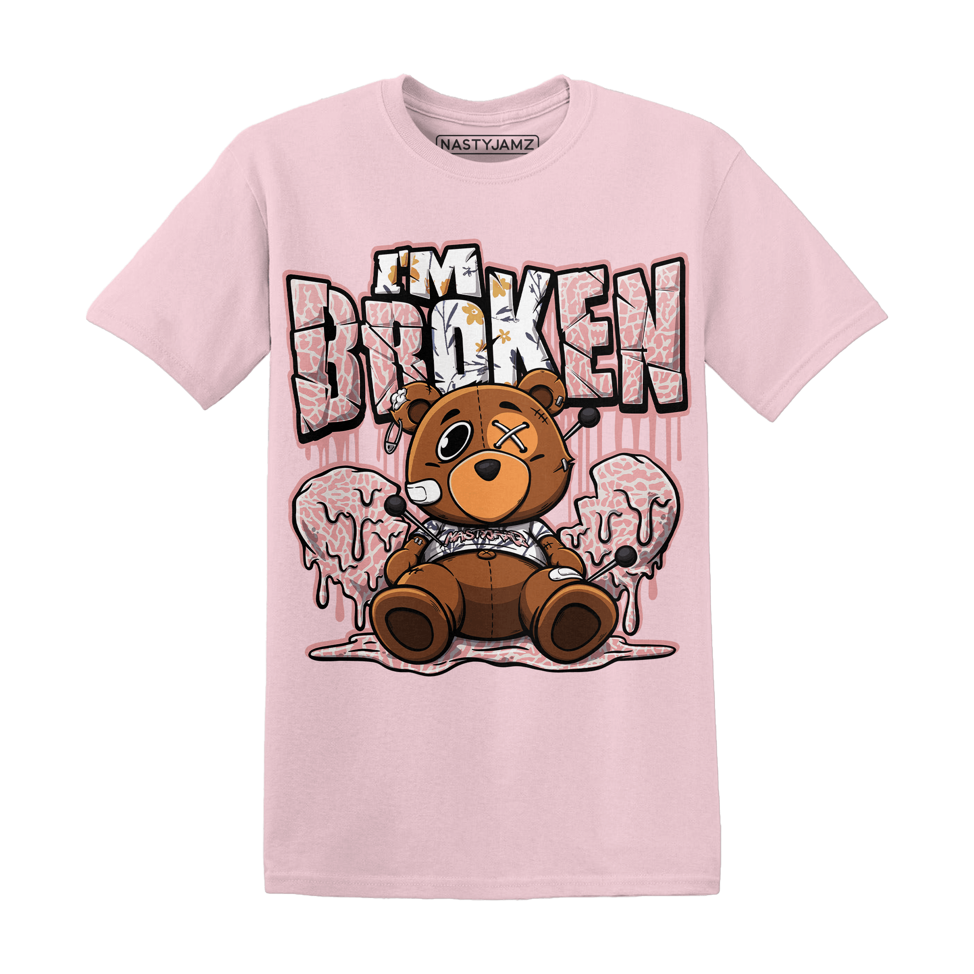 Red Stardust 3s T Shirt Im Broken BER - NastyJamz