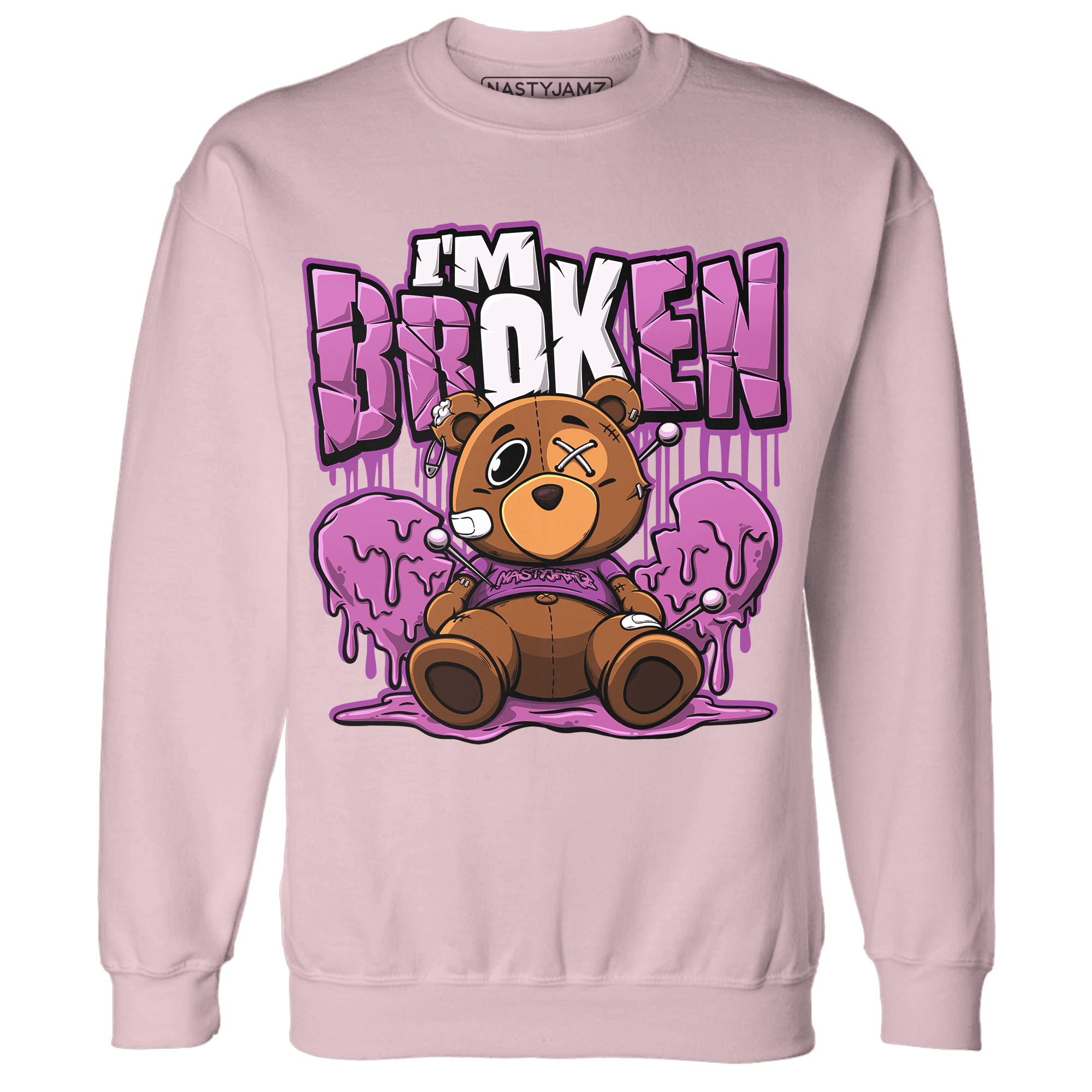 GS Hyper Violet 4s Sweatshirt Match Im Broken BER - NastyJamz