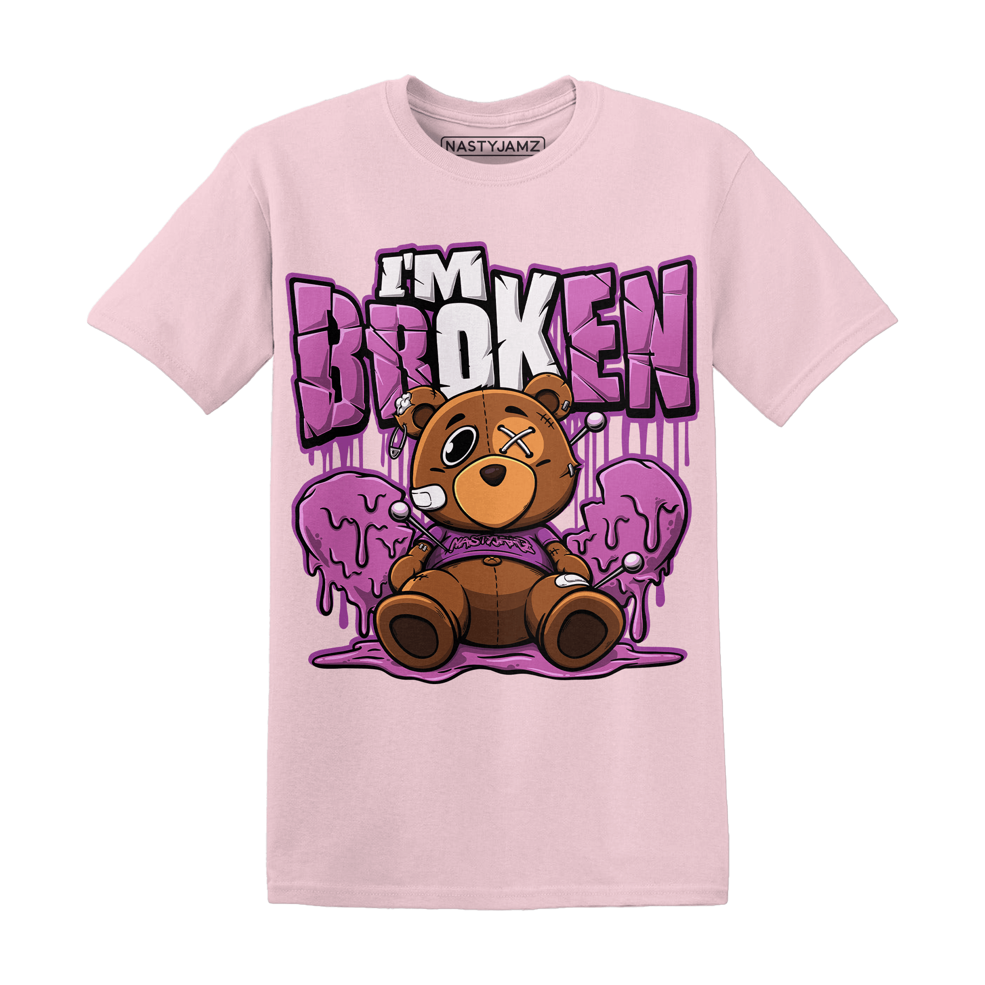 GS Hyper Violet 4s T Shirt Im Broken BER - NastyJamz