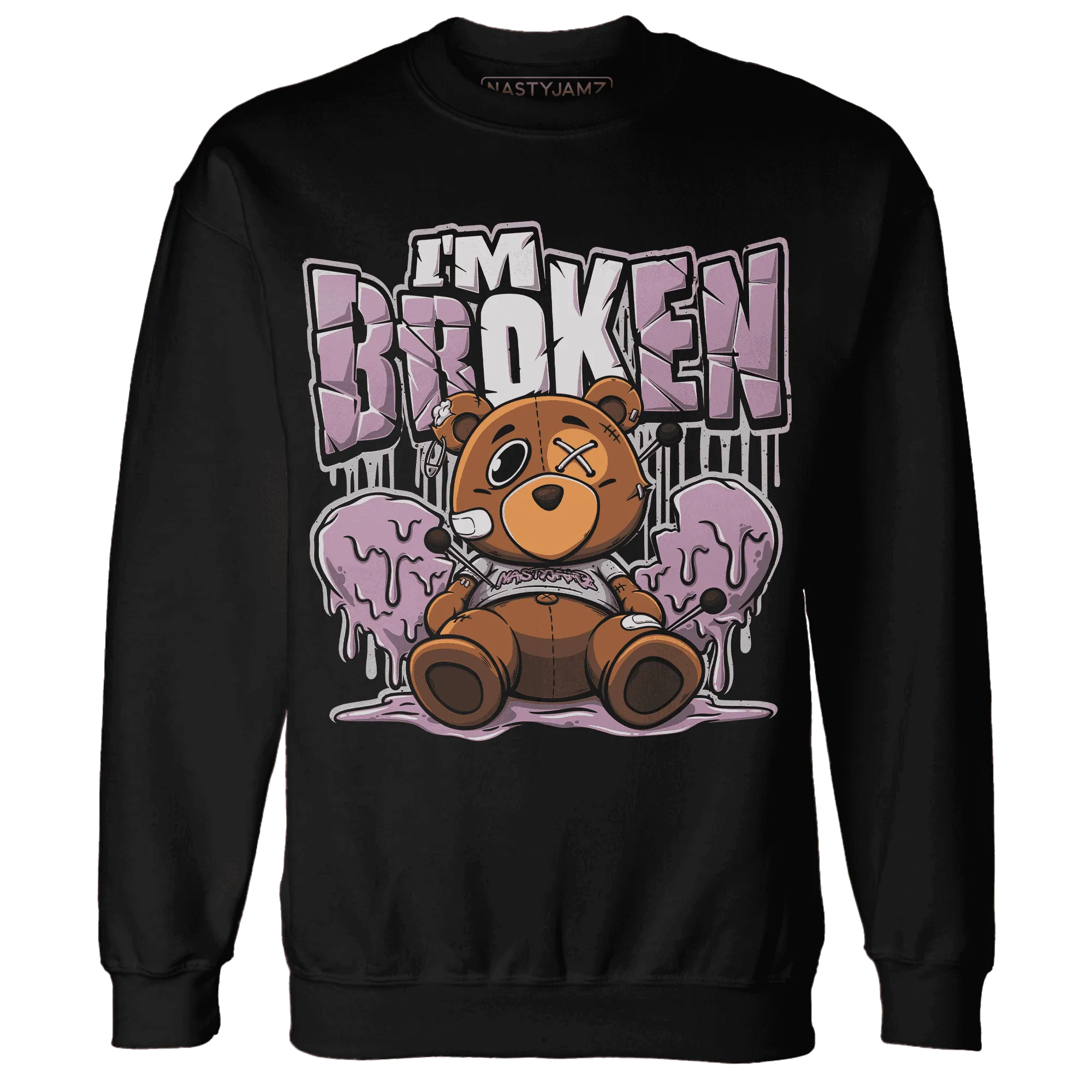 Orchid-Neutral-Grey-Black-White-4s-NastyJamz-Sweatshirt-Match-Im-Broken-BER