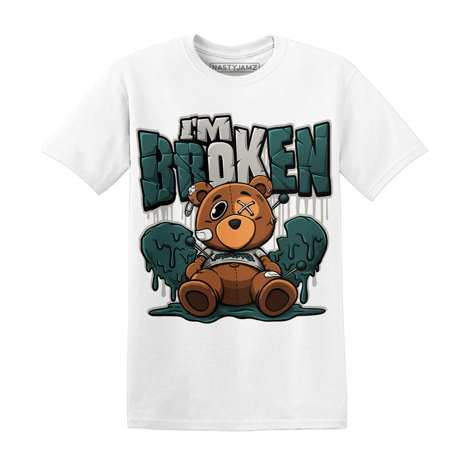 Oxidized Green 4s T Shirt Im Broken BER - NastyJamz