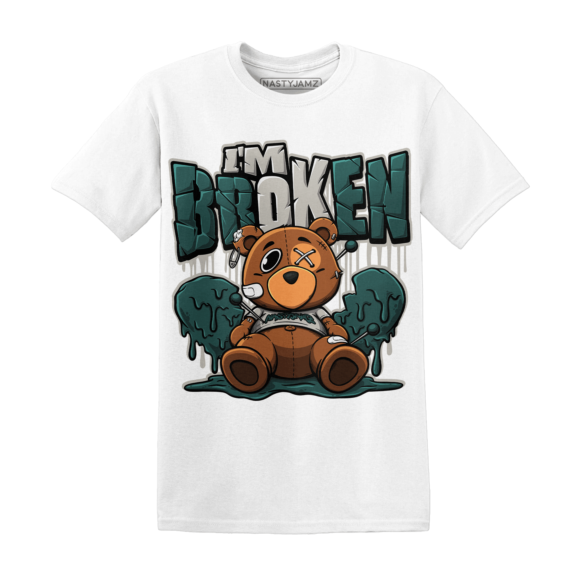 Oxidized Green 4s T Shirt Im Broken BER - NastyJamz