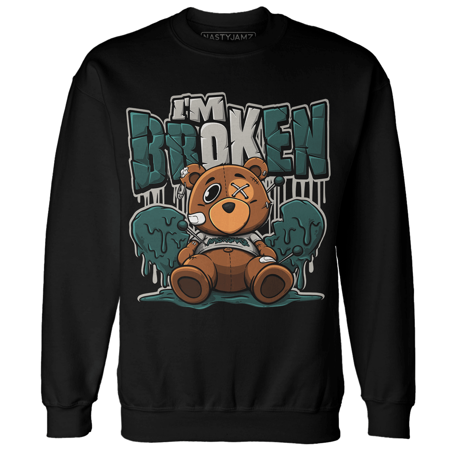 Oxidized Green 4s Sweatshirt Match Im Broken BER - NastyJamz