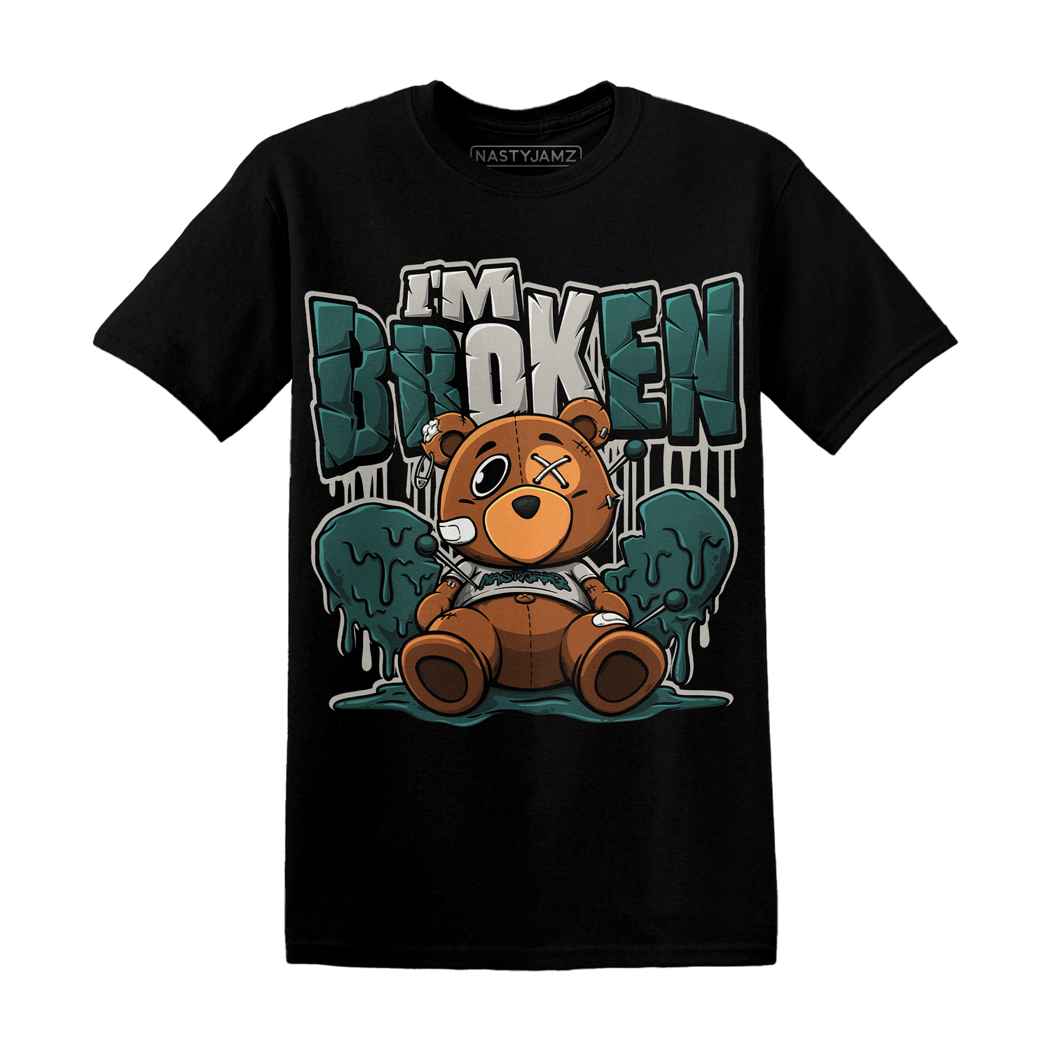 Oxidized Green 4s T Shirt Im Broken BER - NastyJamz