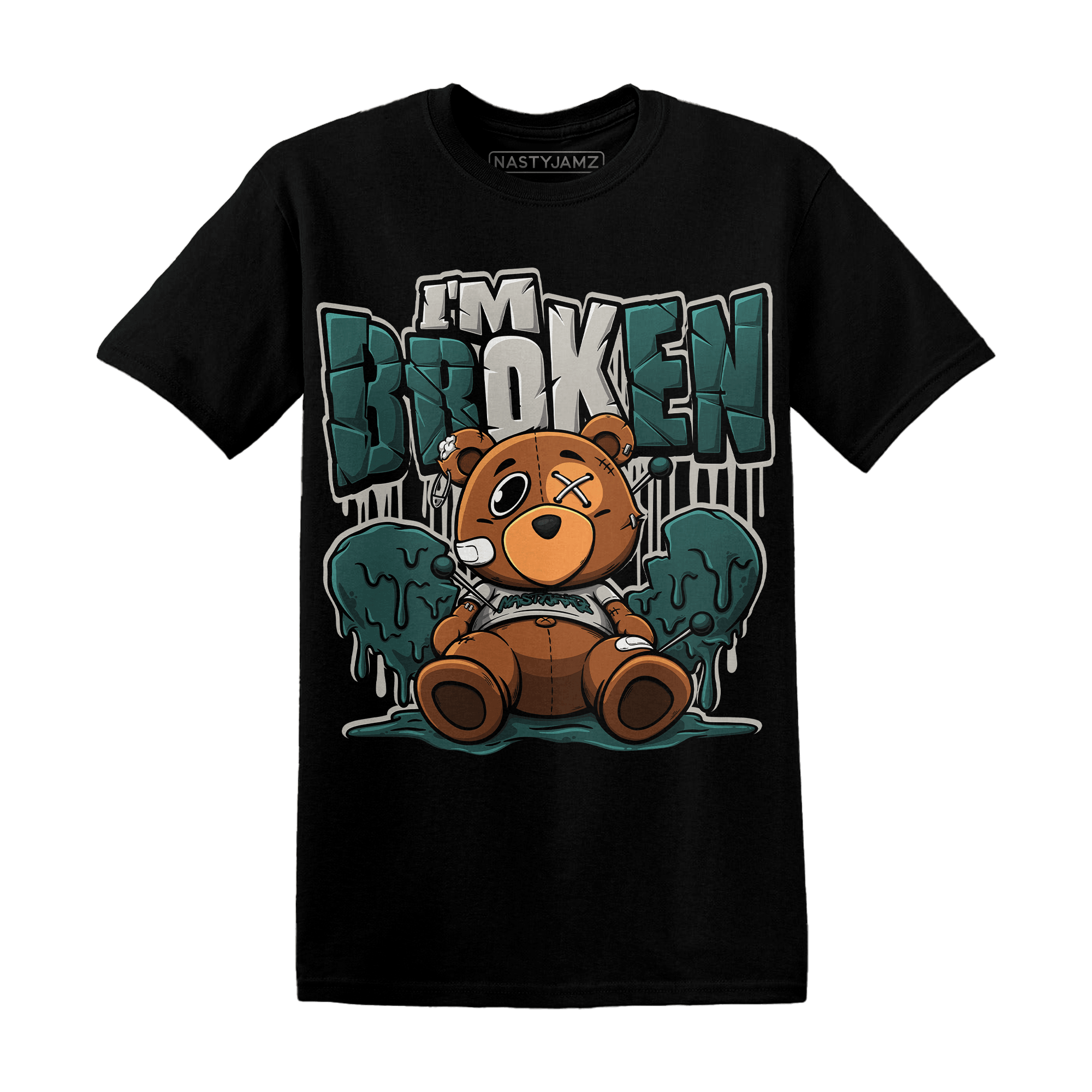Oxidized Green 4s T Shirt Im Broken BER - NastyJamz