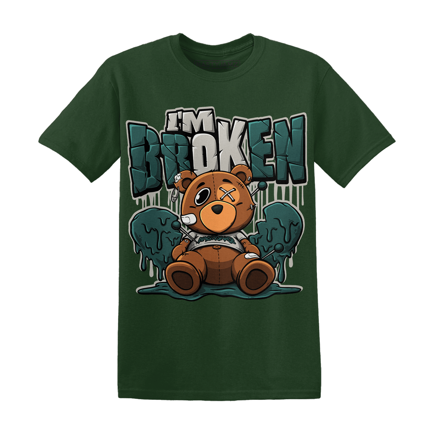 Oxidized Green 4s T Shirt Im Broken BER - NastyJamz