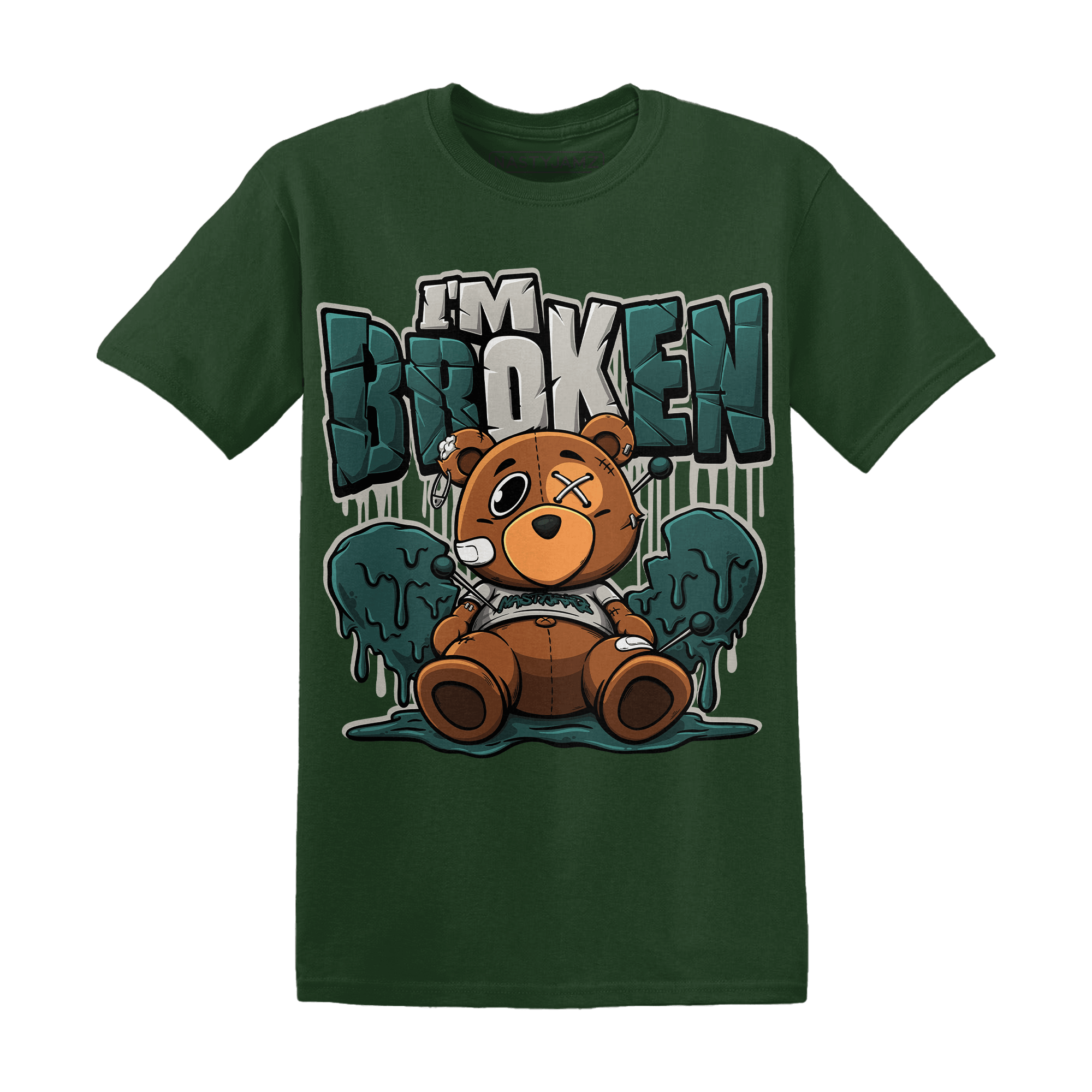 Oxidized Green 4s T Shirt Im Broken BER - NastyJamz