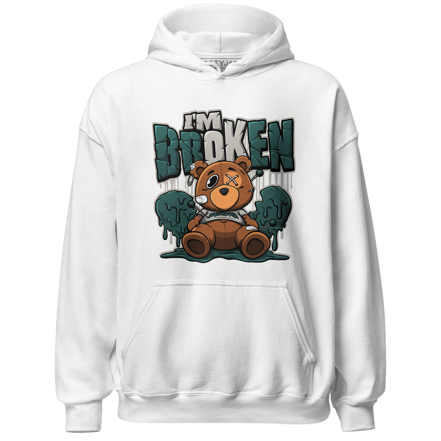 Oxidized Green 4s Hoodie Match Im Broken BER - NastyJamz