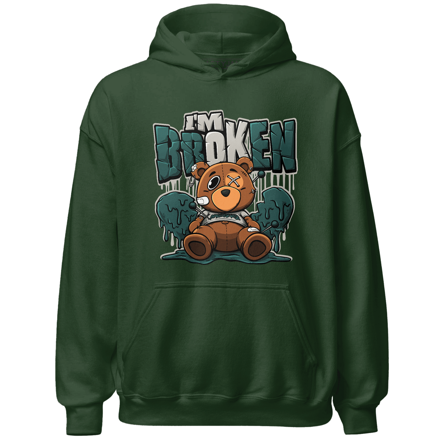 Oxidized Green 4s Hoodie Match Im Broken BER - NastyJamz
