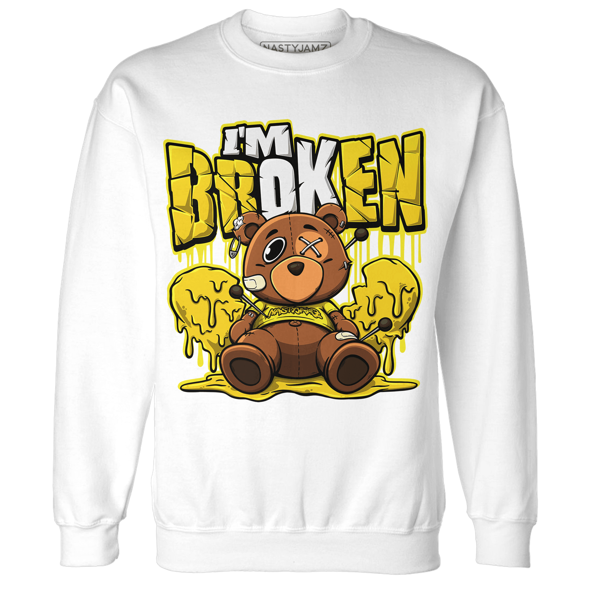 Vivid Sulfur 4s Sweatshirt Match Im Broken BER - NastyJamz
