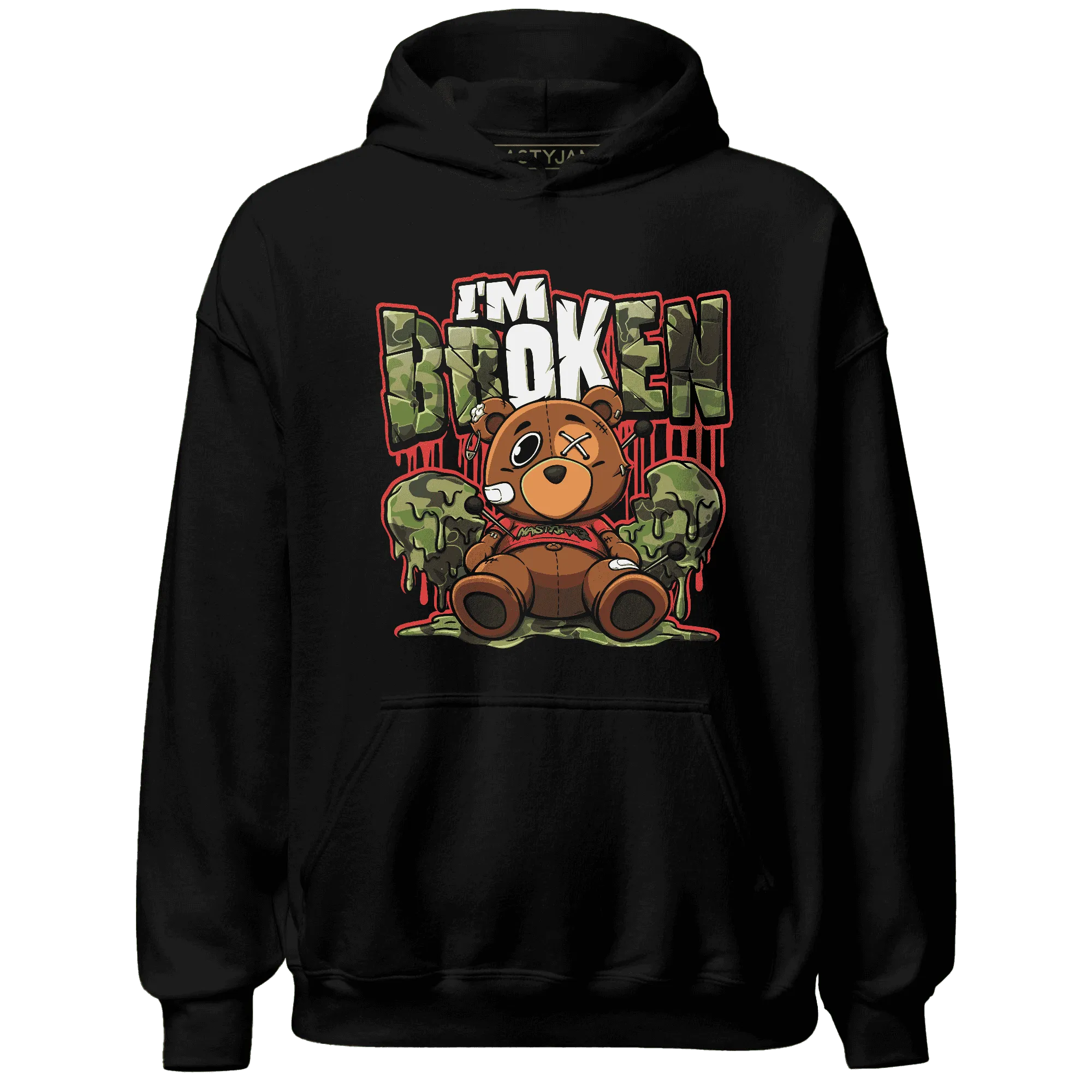AM-90-Dark-Sage-Solar-Red-NastyJamz-Hoodie-Match-Im-Broken-BER