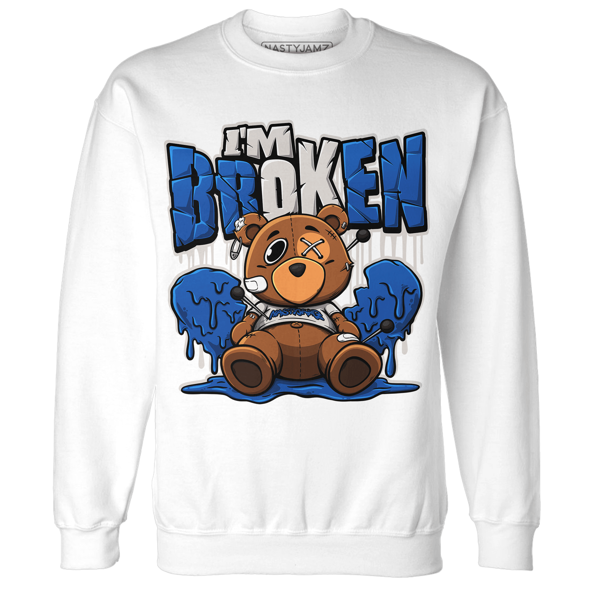 Air Max 1 86 Royal Sweatshirt Match Im Broken BER - NastyJamz